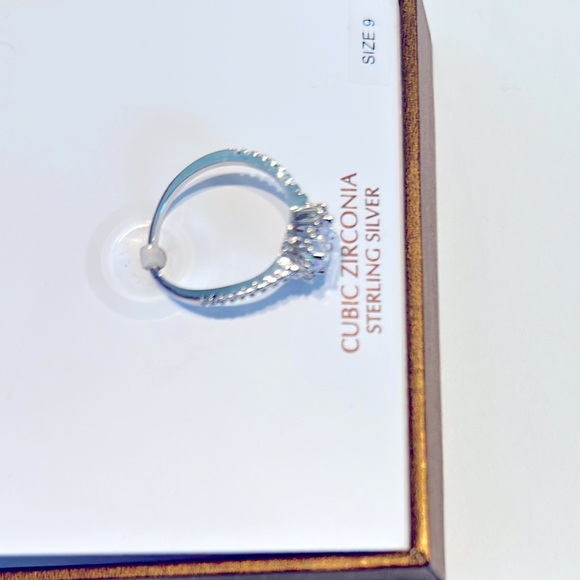 NWT Giani Bernini Sterling Silver Cubic Zirconia size 9 - Picture 5 of 8